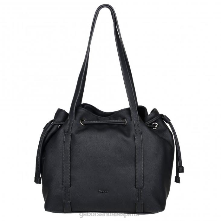 femmes Gabor impression noire sac porté épaule à lien de resserrage Malu accessoires 4LHL292
