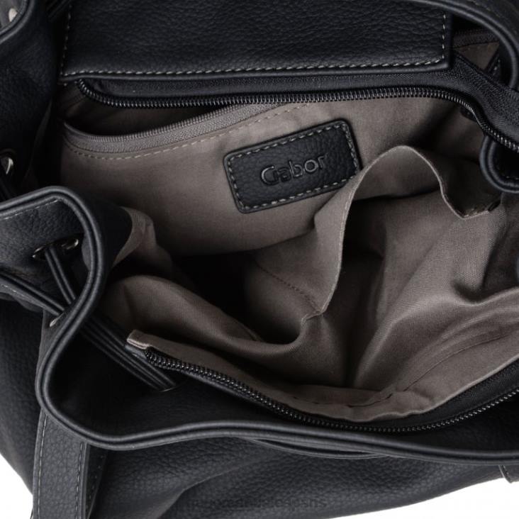 femmes Gabor impression noire sac porté épaule à lien de resserrage Malu accessoires 4LHL292